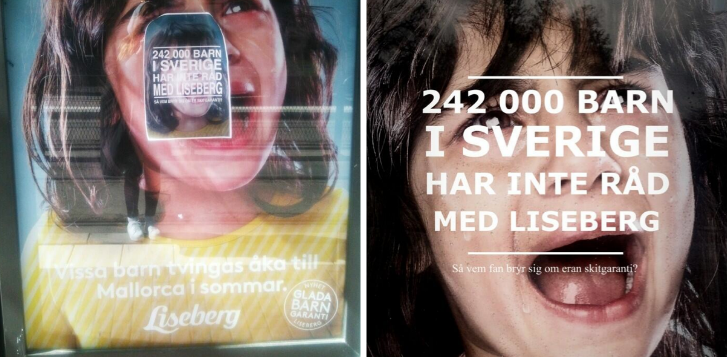 Twitter, Liseberg, Reklamkampanj,  protestaktion, Kampanj,  upprörda känslor